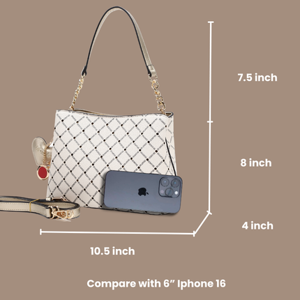 Ruby Romance Crystal Stud Mini Satchel