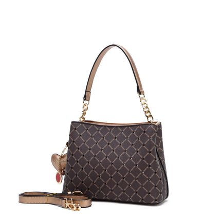 Ruby Romance Crystal Stud Mini Satchel