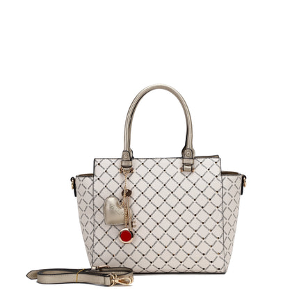 Ruby Soar Crystal Stud Work Travel Tote Bag
