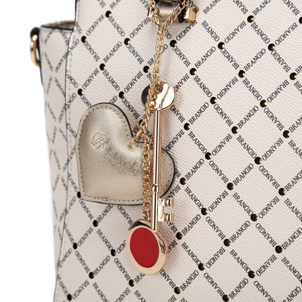 Ruby Soar Crystal Stud Work Travel Tote Bag