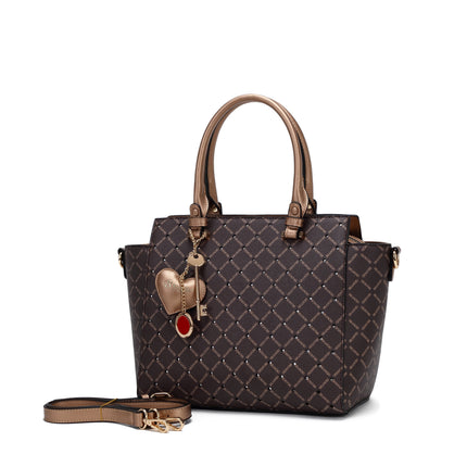 Ruby Soar Crystal Stud Work Travel Tote Bag