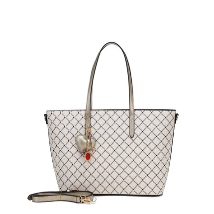 Ruby Love Crystal Stud Work Travel Tote Bag
