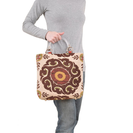 Marakesh Brown Small Tote