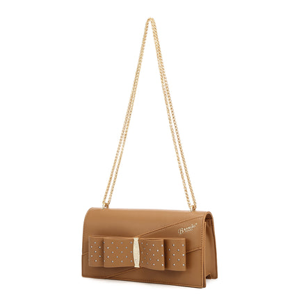 Brangio Chic Bow Accent Evening Bag