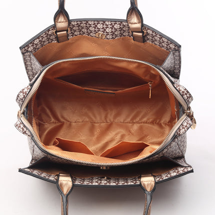 Brangio Sophisticated Patterned Handbag