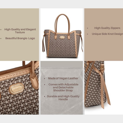 Brangio Vintage Floral Tote