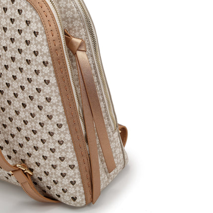 Brangio Luxury Floral-Print Backpack