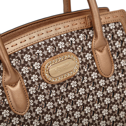 Brangio Vintage Floral Satchel