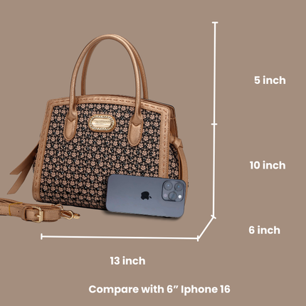 Brangio Vintage Floral Satchel