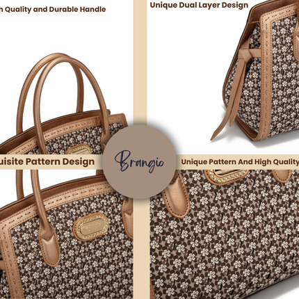 Brangio Vintage Floral Satchel