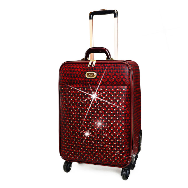 Brangio Stylish Floral Pattern Trolley Luggage