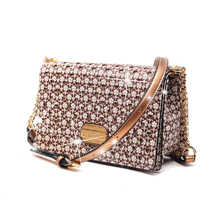 Brangio Sophisticated Floral Crossbody Bag