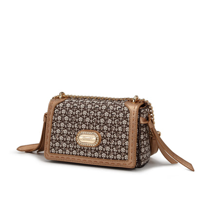 Brangio Luxe Floral Crossbody Bag