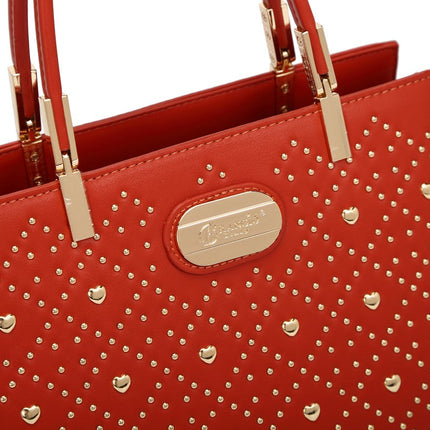 Brangio Studded Elegance Wristlet Wallet