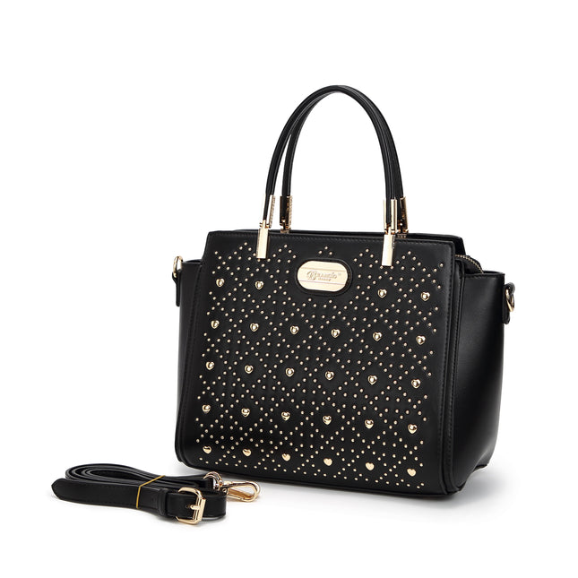 Brangio Studded Elegance Wristlet Wallet
