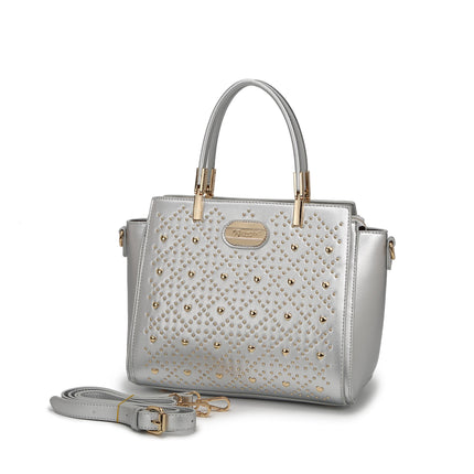 Brangio Studded Elegance Wristlet Wallet