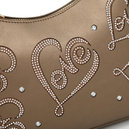 Brangio Elegant Love-Embellished Handbag