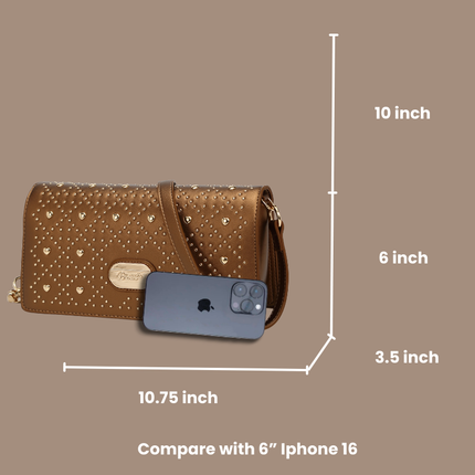 Love Lightning Crossbody Satchel Clutch