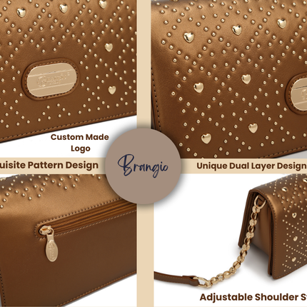 Love Lightning Crossbody Satchel Clutch