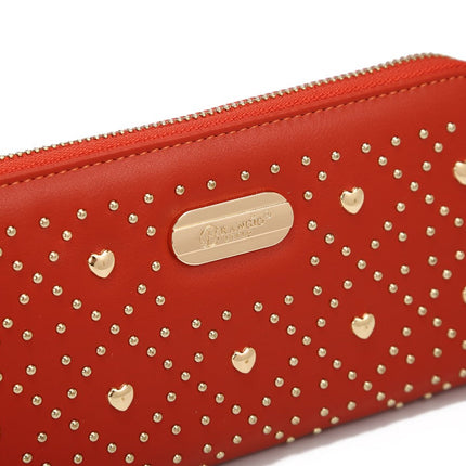Brangio Glamorous Studded Wristlet Wallet