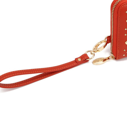 Brangio Glamorous Studded Wristlet Wallet