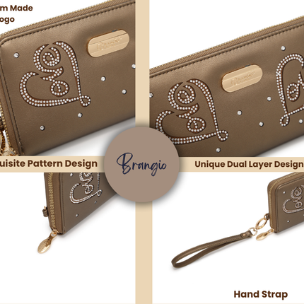 Brangio Elegant Love-Inspired Wallet