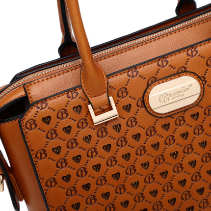 Millionaire Double Layer Crystal Vegan Leather Bag + Wallet Set