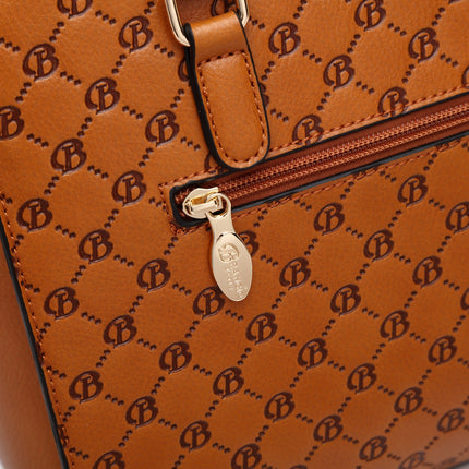 Millionaire Double Layer Crystal Vegan Leather Bag + Wallet Set