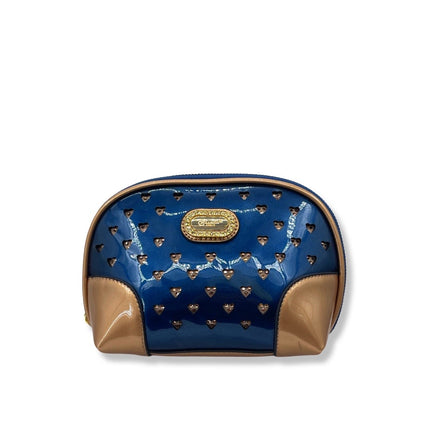 Brangio Italy  Mini Crossbody – Faux Leather Camera Bag With Heart Studs & Gold Chain Strap | U.S.A. Company Ships From