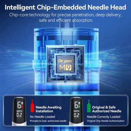 Professional Dr.pen M9 Microneedle Device With Hello Face M300 LED Mask Beauty Machine Needle Length 0.25 Mm