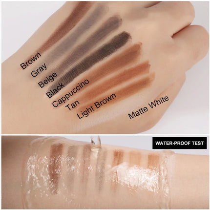 1PC Eyebrow Pencil Waterproof Microblading Eyebrow Pen Tint Tattoo Eyebrows Makeup 6 Colors Natural Long Lasting Eye Bro