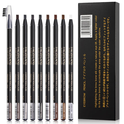 1PC Eyebrow Pencil Waterproof Microblading Eyebrow Pen Tint Tattoo Eyebrows Makeup 6 Colors Natural Long Lasting Eye Bro