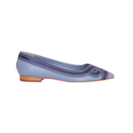 Begonia Caramel Leather Ballerinas