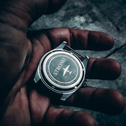 SSC-101 24h GMT, All Black with Steel Bezel