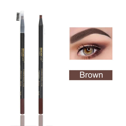 1PC Eyebrow Pencil Waterproof Microblading Eyebrow Pen Tint Tattoo Eyebrows Makeup 6 Colors Natural Long Lasting Eye Bro