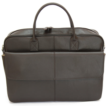 BRUNO -Leather Brown Briefcase MJ -Bag -Satchel -Moroccan Handmade