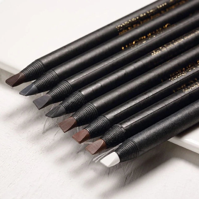 1PC Eyebrow Pencil Waterproof Microblading Eyebrow Pen Tint Tattoo Eyebrows Makeup 6 Colors Natural Long Lasting Eye Bro
