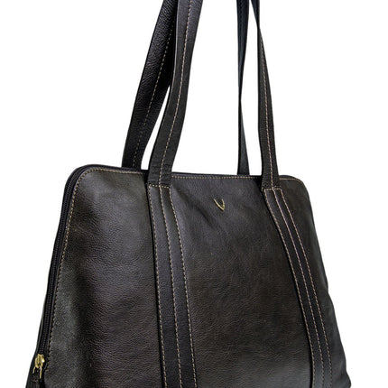 Cerys Leather Multi-Compartment Tote