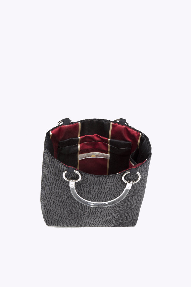 Boa Black Small Tote