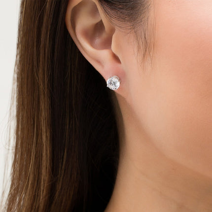 3.00 CTW Lab Grown Diamond Stud Earrings | 14k Gold | G-Vs Round Cut | AGI Certified