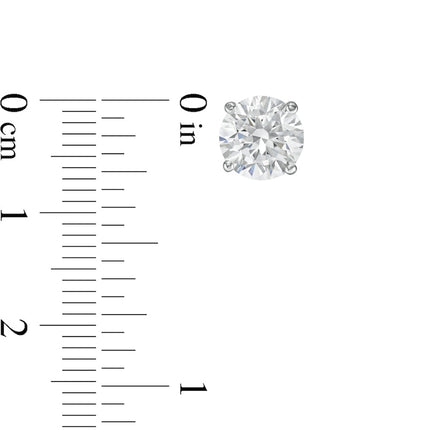 3.00 CTW Lab Grown Diamond Stud Earrings | 14k Gold | G-Vs Round Cut | AGI Certified