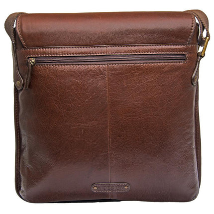 Vespucci Vertical Buffalo Leather Messenger