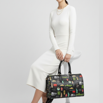 Tote Bag CITYSCAPE – BYMANYC ® New York Eco Vegan Handbag