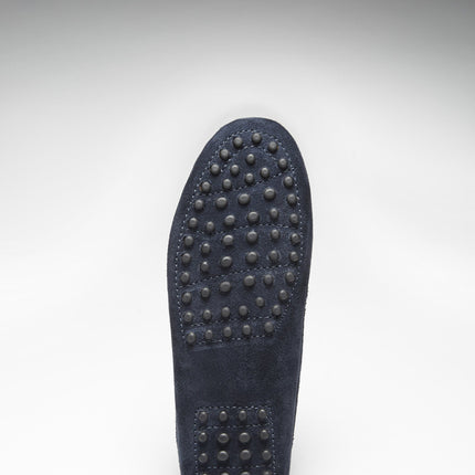 Women's Penny Driving Loafers, Navy Blue Suede