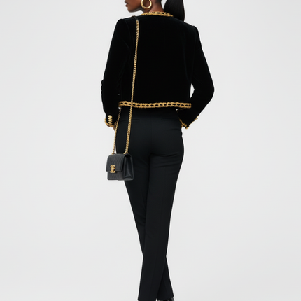 Women's Velvet Jacket GRAMERCY ECO COUTURE BYMANYC ® New York