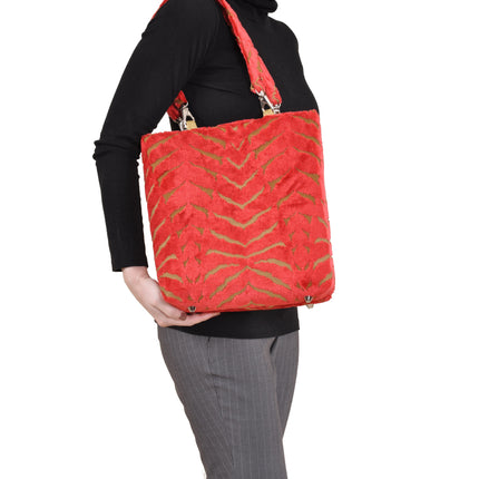 Magnetic Orange Small Tote