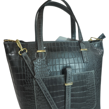 Misty Croci Beau  Genuine Leather Tote  [Made in Italy]