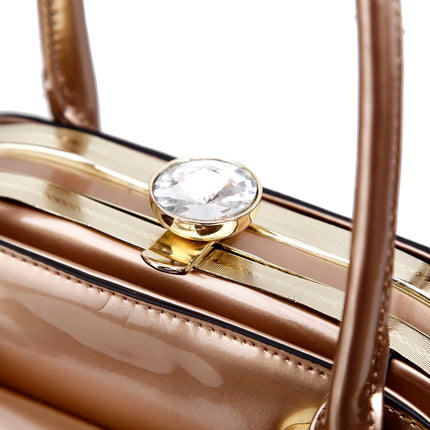Brangio Italy Elegant Patent Handbag