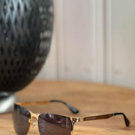 Titanium Wayfarer Sunglasses - V2 - 24K GOLD Plated