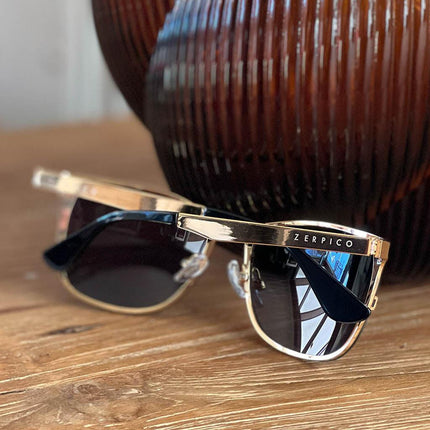Titanium Wayfarer Sunglasses - V2 - 24K GOLD Plated